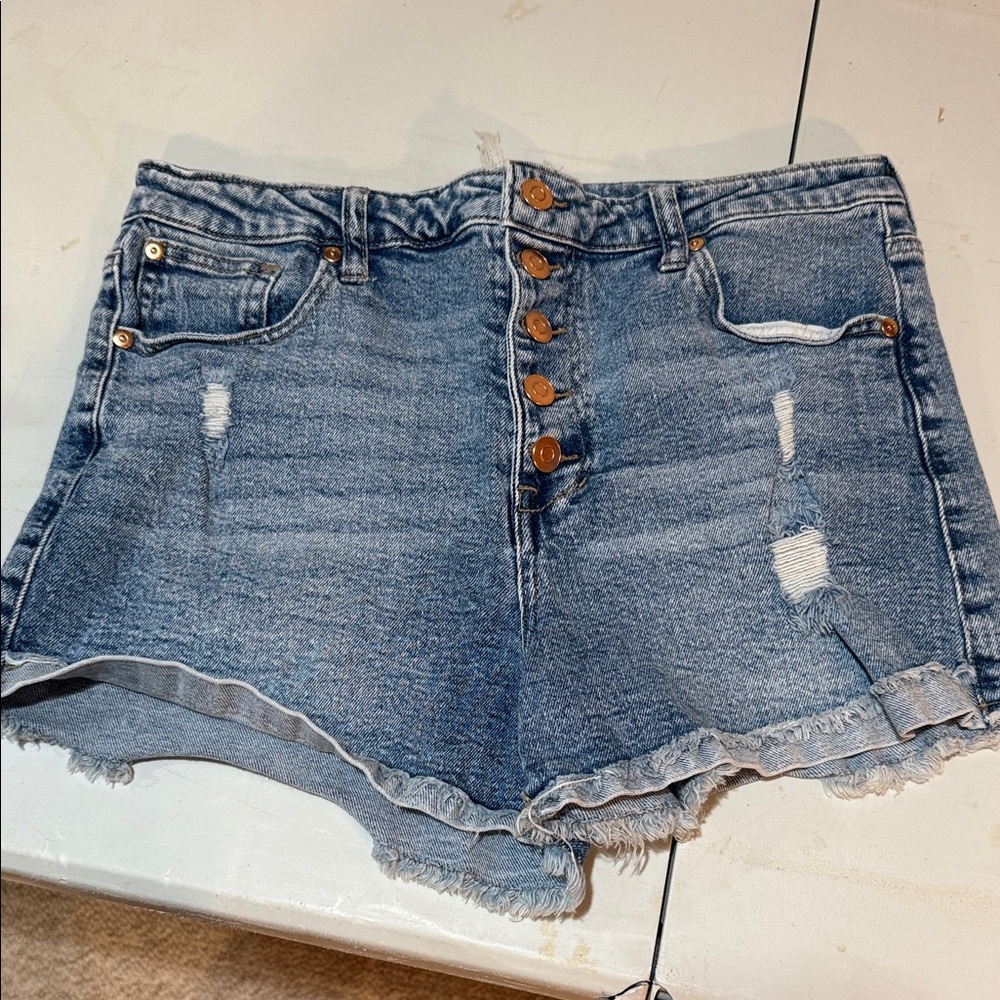 Alter’d State Denim Blue Women's Shorts